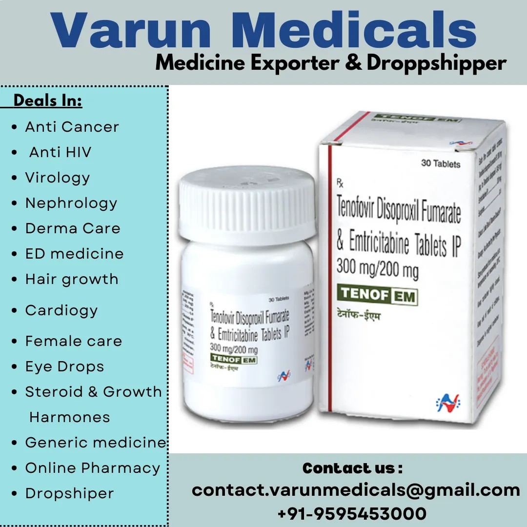 Tenofovir Disoproxil Fumarate & Emtricitabine image 1