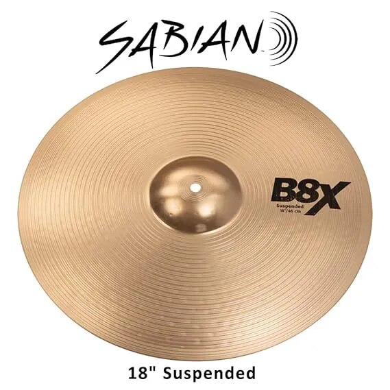 Sabian Cymbal B8X series Suspended 18" 41823X image 1