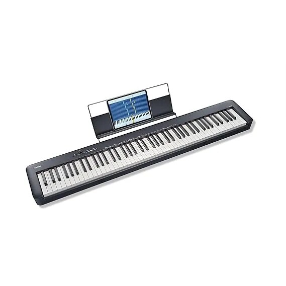 Casio CDP-S110BK Contemporary & Portable Digital Piano (88 weighted Keys), USB Midi support - Black image 1