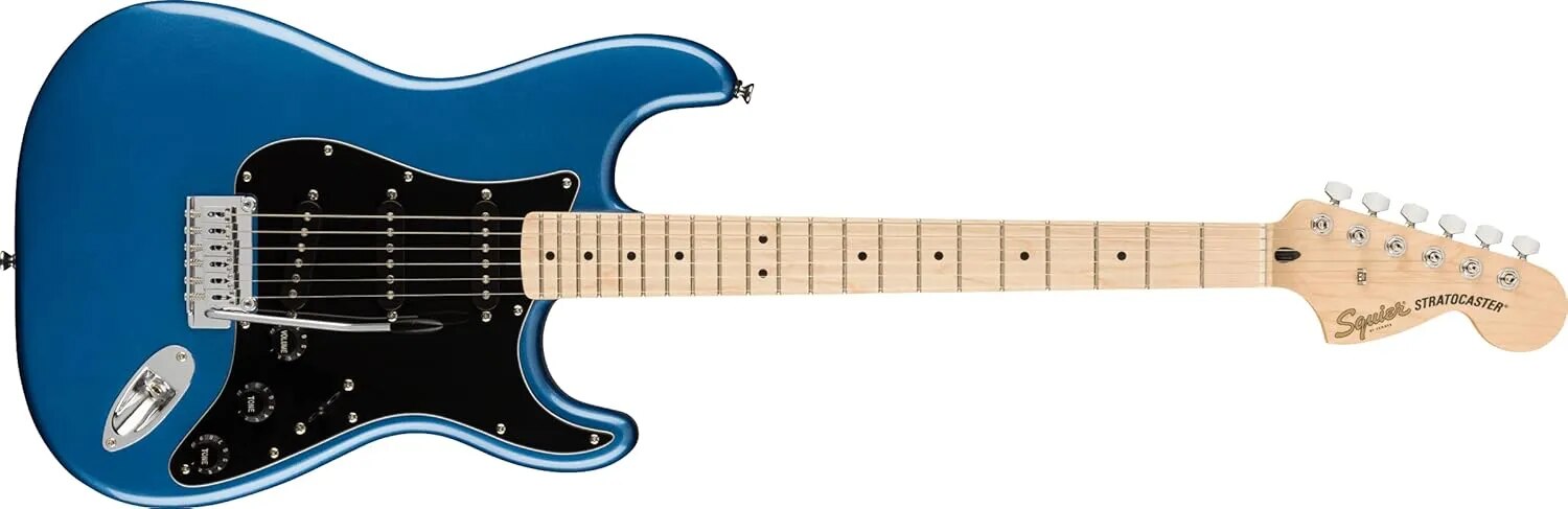 Fender Squier Affinity Strat Maple Lake Placid Blue 378003502 image 1