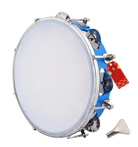 Dafli Musical Instrument Dafli/Tambourine 10 inch Hand Percussion image 1