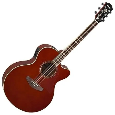 CPX600 Medium Jumbo Root Beer Acoustic-Electric Guitar with Bag image 1