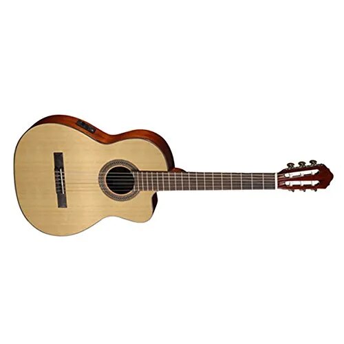 Cort Ac120Ceop Semi Classical Guitar, Brown - Mahogany Wood image 1
