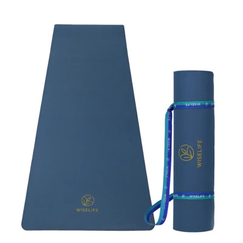 Classic Yoga Mat TPE 6mm - Blue image 1