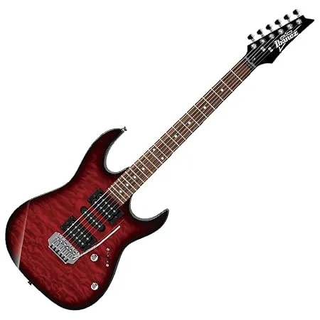 Ibanez Electric Guitar series Gio GRX70QA TRB image 1