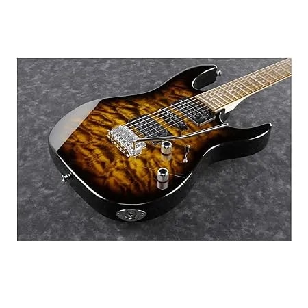 Ibanez Maple Wood Electric Guitar Series Gio GRX70Q ASB image 1