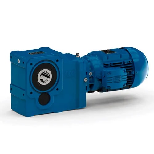 Three Phase 0.75 KW Bevel Helical Geared Motor, For Industrial image 1