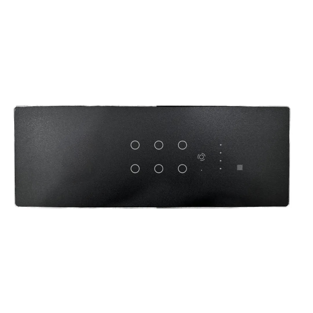 Wireless Touch Panel | Touch 6 Switches 1 Fan | Best Retrofit WiFi Smart Switchboard for Lighting and Fan Control in Indian Homes image 1