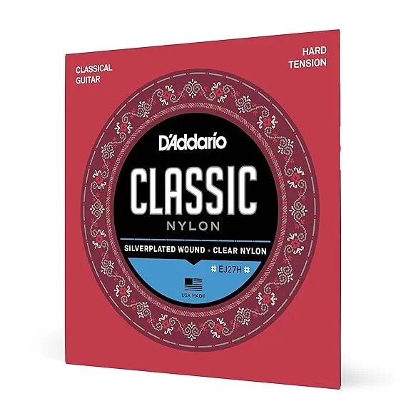 D'Addario EJ27H Nylon Classical Hard Tension Guitar Strings image 1