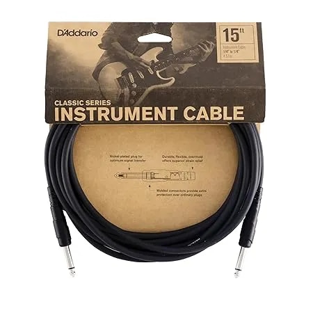 Planet Waves Classic Series Instrument Cable, 15 feet image 1