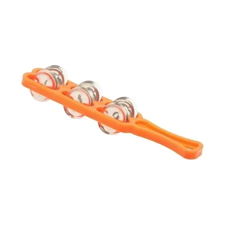 Plastic Khartal/Manjira Two Line Music Instrument for kirtan, Bhajan, Mandir aarti (Mustard | Pack of 1) image 1