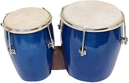Wooden Bongo blue image 1