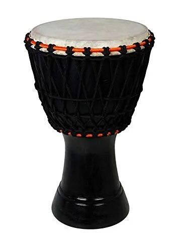 Tuned Djembe|Djembe Drums(8'' Head)|Musical Instrument|Percussion Hand Drums|With Cover (Black) image 1