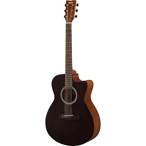 YAMAHA Spruce Wood Fs400C Acoustic Guitar - Smoky Black image 1