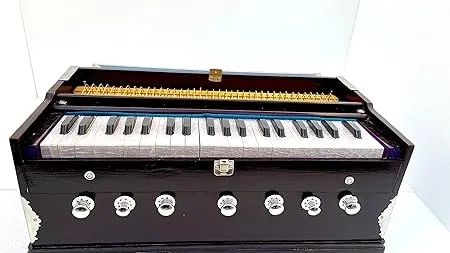 7 stopper bass male 39 keys Harmonium with bag image 1