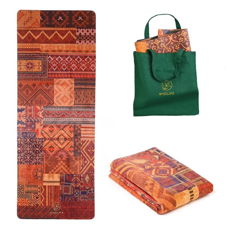 Foldable Microfible and Natural Rubber Mat - MARRAKESH (1mm) image 1