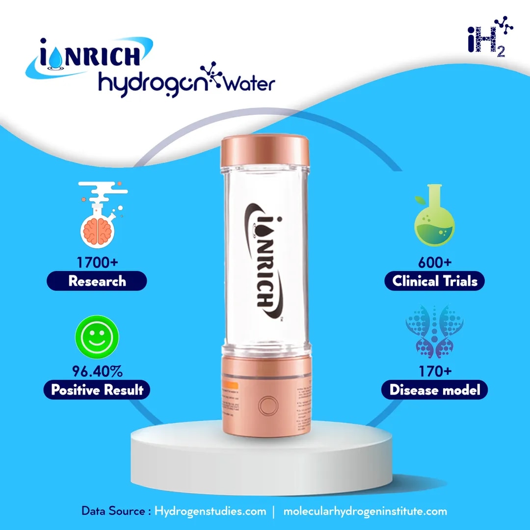 IONRICH HYDROGEN WATER BOTTLE (SPE-PEM Tech) image 1