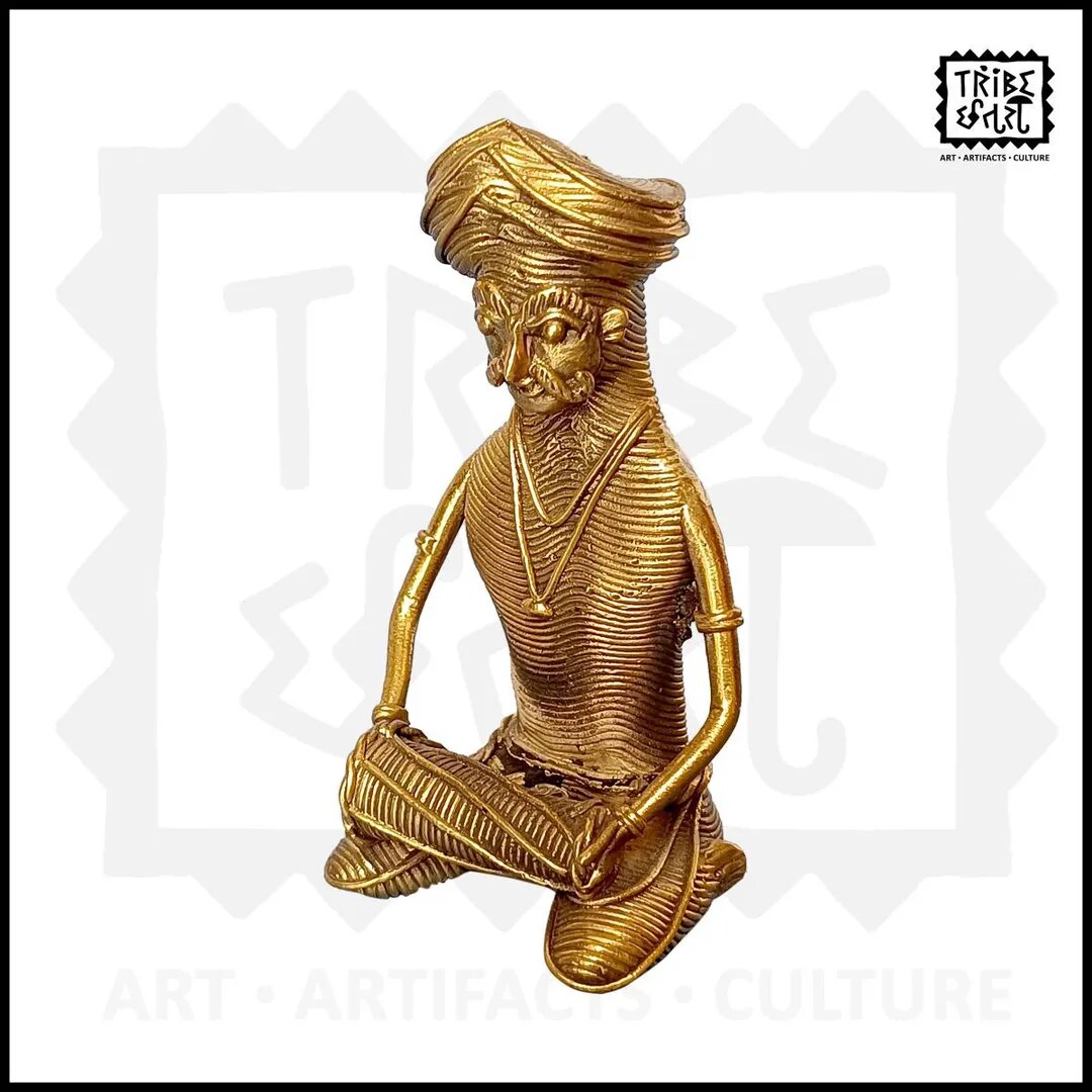 Dhokra Musician playing Dholak image 1