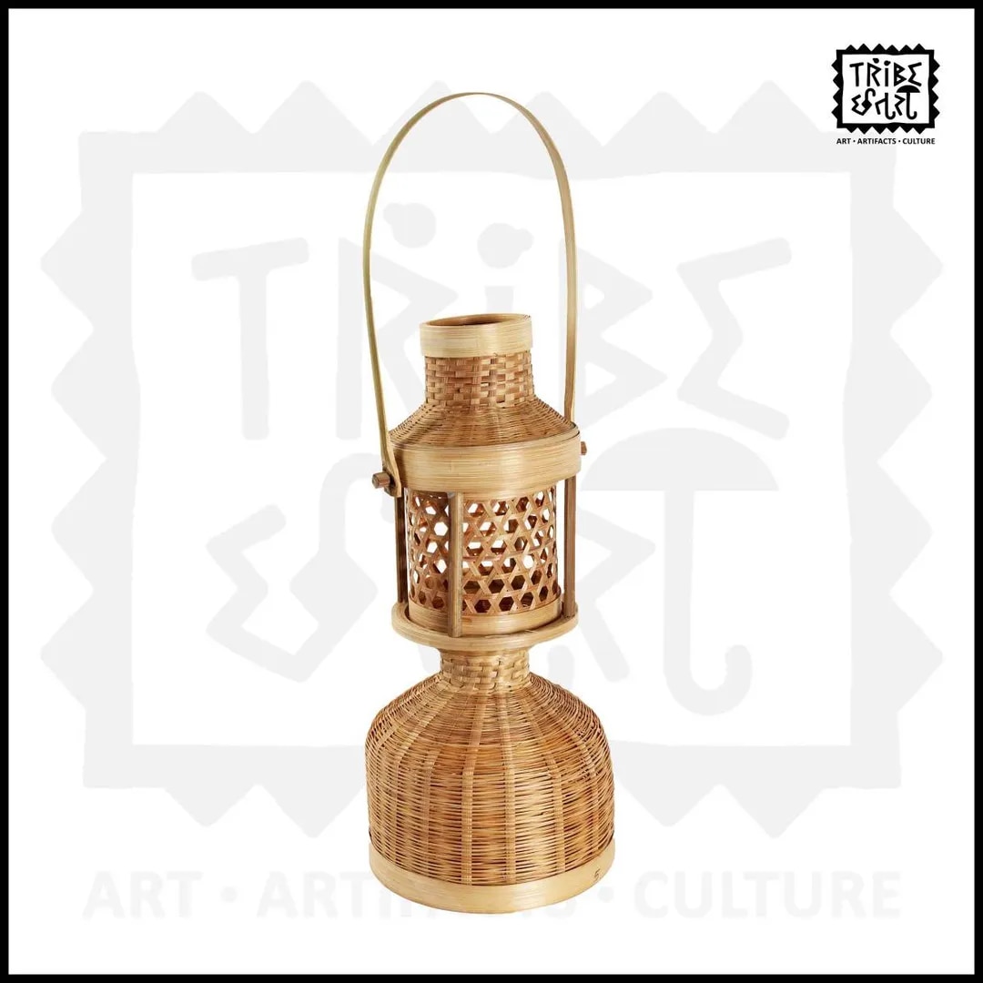 Bamboo petromax lamp image 1