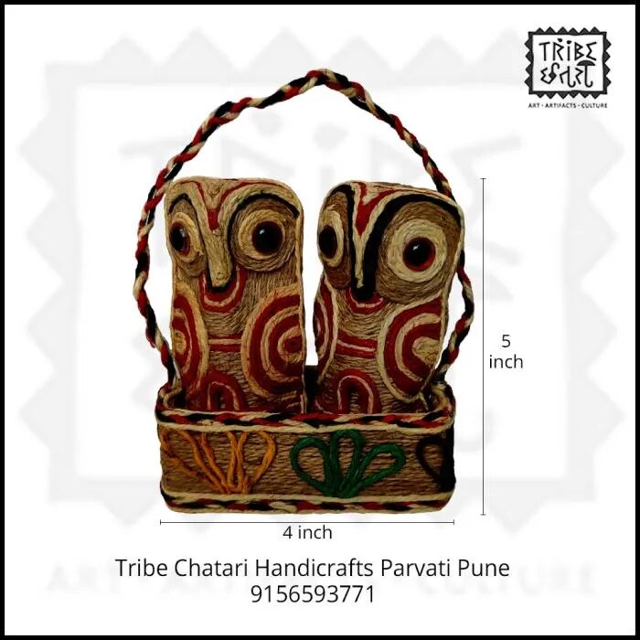 Jute & Paper owlets image 1