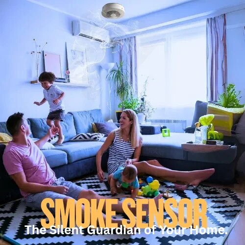 Smart Smoke Sensor – 24/7 Home Protection with Instant Alerts image 1