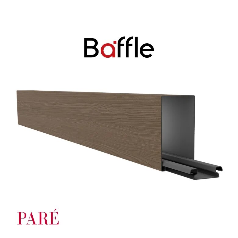 Iron Baffle Ceiling | Baffle Honey Maple R50 Medium | Strong and Stylish Ceiling Solution for Contemporary Spaces image 1