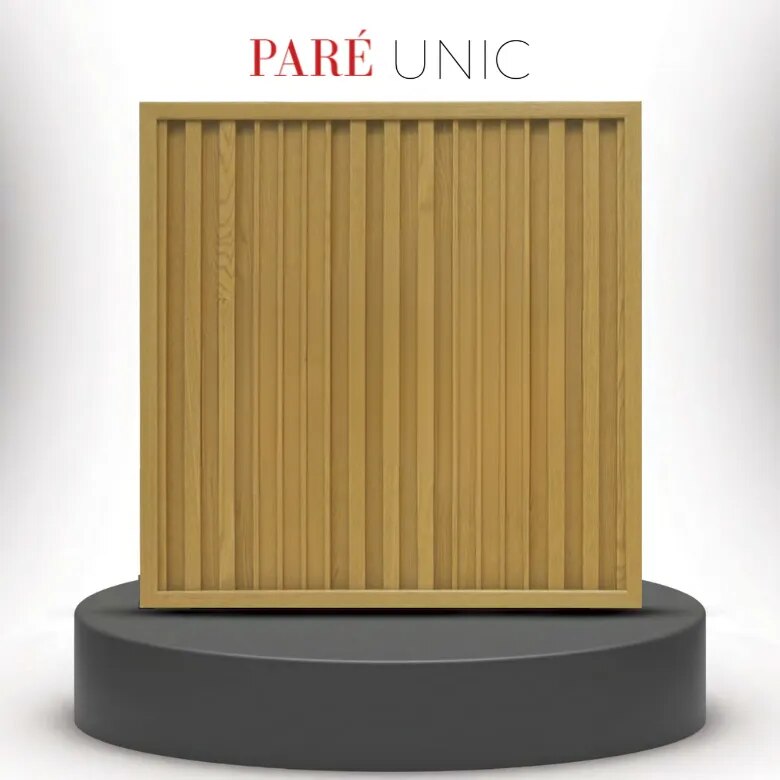Louver PVC Panel | Gold Maple Unic Panels | Luxurious and Elegant Design for Modern Interiors image 1