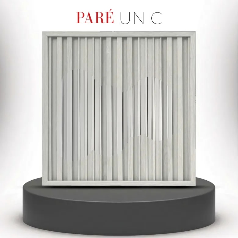 Louver Wall Panel | White Mist Unic Panels | Clean and Elegant Design for Stylish Interiors image 1