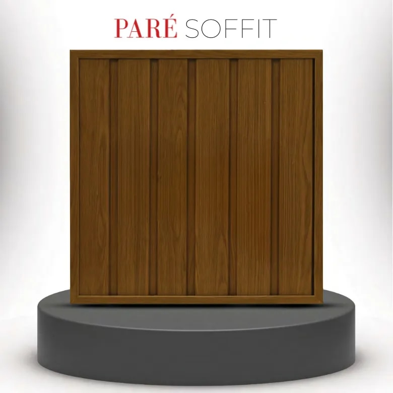 Golden Oak Soffit Panel | PVC Interior Wall Panel | Stylish and Durable Solution for Interior Spaces image 1