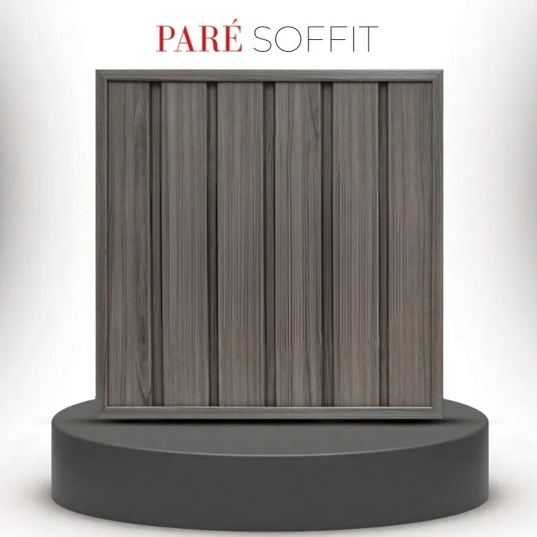 PVC Interior Wall Panel | Weathered Grey Soffit Panel | Rustic and Durable Finish for Interior Applications image 1