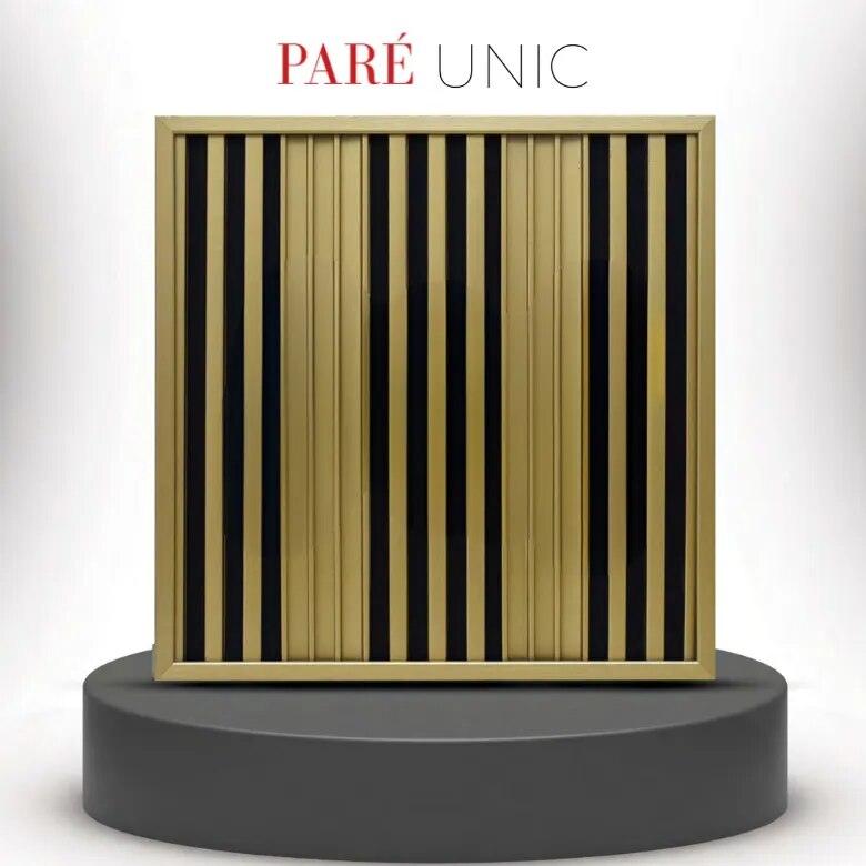 PVC Fluted Panels | Oro Dual Black Unic Panels | Sleek and Durable Design for Contemporary Interiors image 1