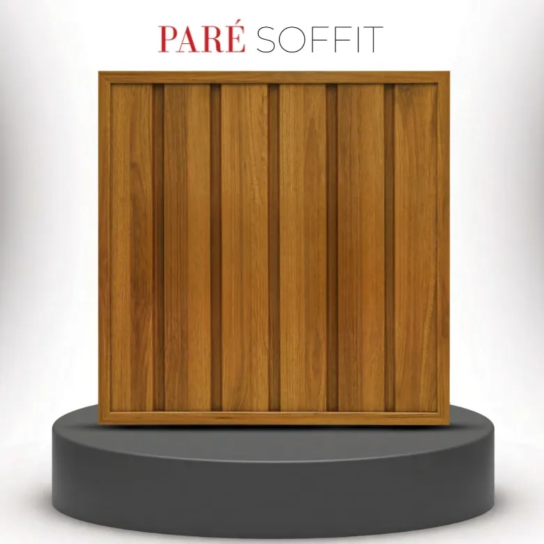 Wooden Wall Panels | Oak Wood Ocre Soffit Panel | Timeless and Elegant Wood Finish for Interior Spaces image 1