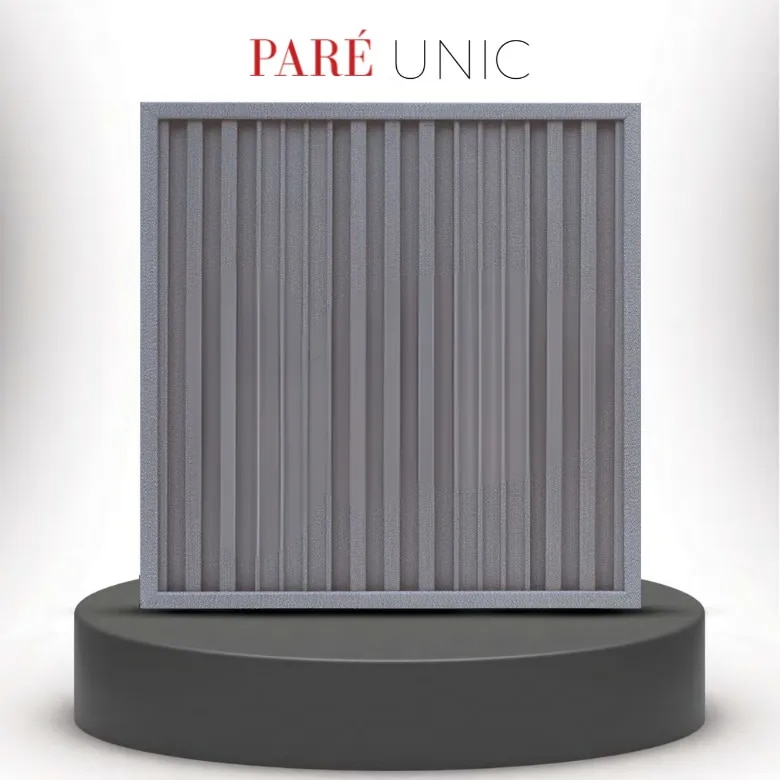 PVC Wall Panels | Linen Grey Unic Panels | Sleek and Stylish Finish for Contemporary Interiors image 1