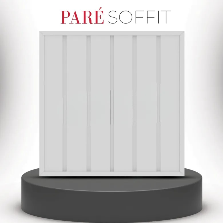 TV Unit PVC Panel | Snow White Soffit Pastel | Clean and Elegant Design for Modern Interiors image 1