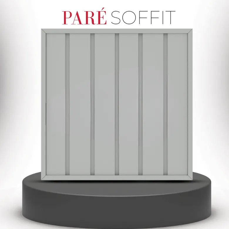 PVC Ceiling Panel | Light Grey Soffit Pastel | Elegant Pastel Collection for Modern Spaces image 1