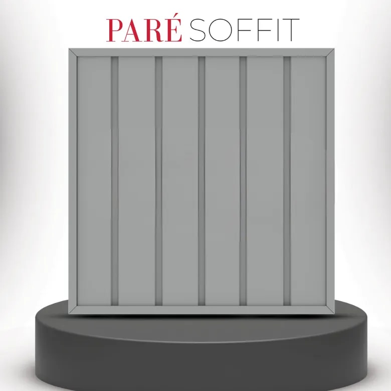 TV Unit PVC Panel | Cloud Grey Soffit Pastel | Subtle Elegance for Contemporary Interiors image 1