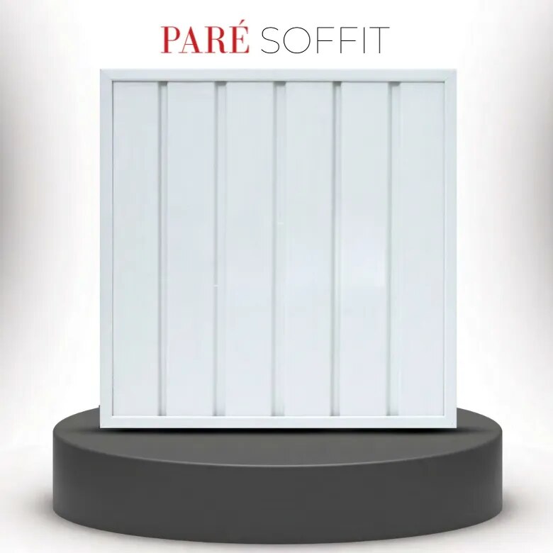 Fluted Wall Panel | Super White Duo Panel | Elegant & Minimalistic Wall Decor image 1