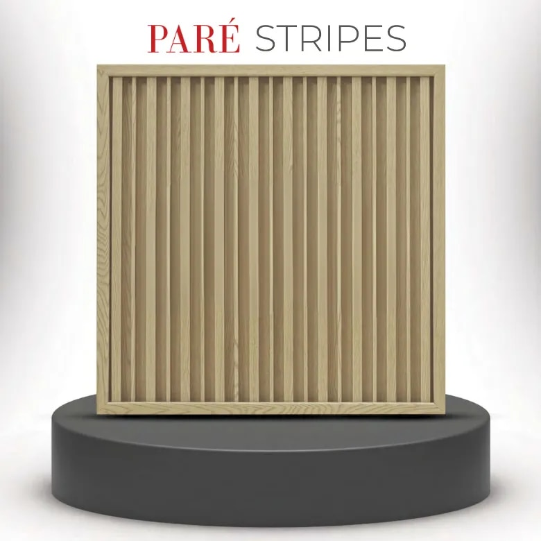 TV Unit Wall Panel | Honey Maple Stripes Wall Panels | Warm Wooden Finish for Elegant Spaces image 1