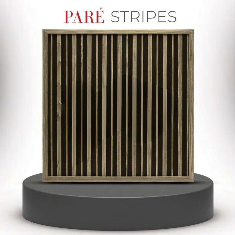 Pare Wall Panels | Noce Grande Stripes Wall Panels | Elegant Fluted Design for Stylish Interiors image 1