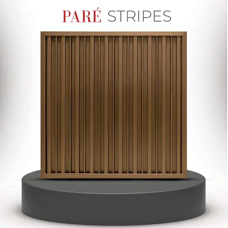 Fluted Interior Panel | Rame Stripes Wall Panels | Stylish Textured Wall Finish image 1