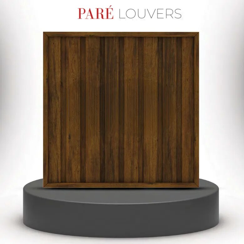 Fluted Interior Wall Panel | Mahogany Louver Wall Panels | Elegant Wooden Textures for Stylish Spaces image 1