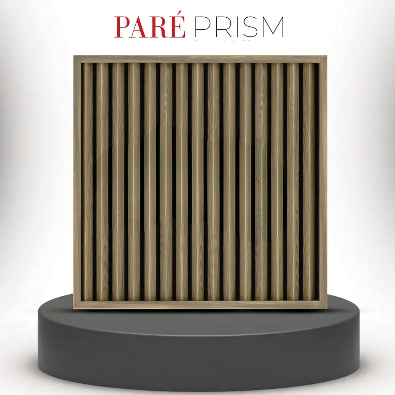Danish Teak Prism Wall Panels | Wooden Collection – PARE image 1