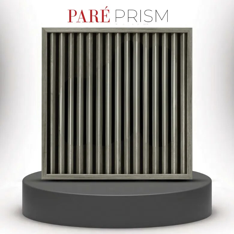PVC Wall Panel | Oak Noir Dual Black Prism Wall Panels | Stylish PVC Wall Panels for Modern Interiors image 1