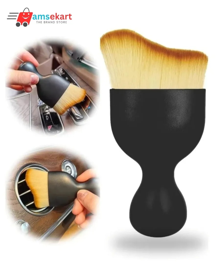 Car Interior Dust Brush,Auto Detailing Brushes,Soft Bristle Cleaning Brush,Car Detailing Brush Dusting Tool for Air Conditioner Vents, Leather,Leather,Scratch Free -Multi Purpose Use image 1