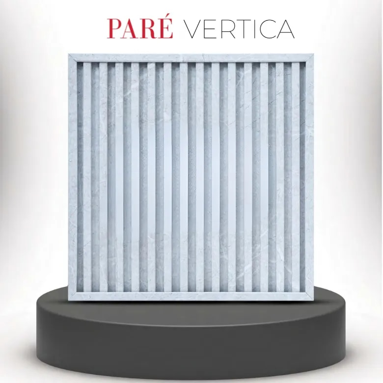 Fluted Wall Panel | Armani Grey Finish Vertica Wall Panels | Modern Fluted Wall Panels for Home and Office Interiors image 1