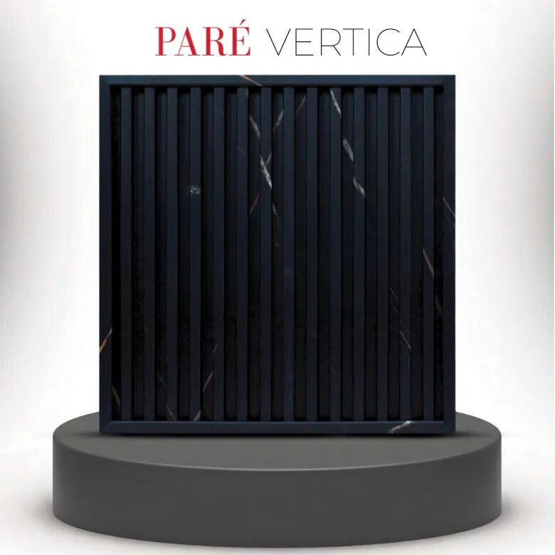 PVC Interior Wall Panel | Portoro Finish Vertica Wall Panels | Luxury PVC Interior Wall Panels for Offices and Shops image 1