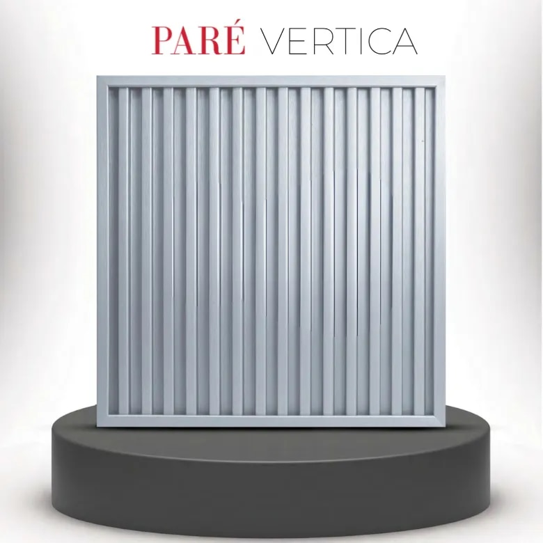 Decorative Wall Panels | Silver Finish Vertica Wall Panels | Premium Decorative Wall Panels for Living Room Interiors image 1