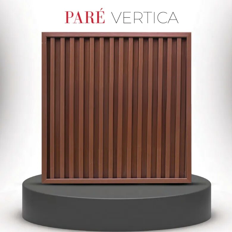 Wooden Wall Panels | Copper Finish Vertica Wall Panels | Elegant Wooden Wall Panels for Modern Interiors image 1