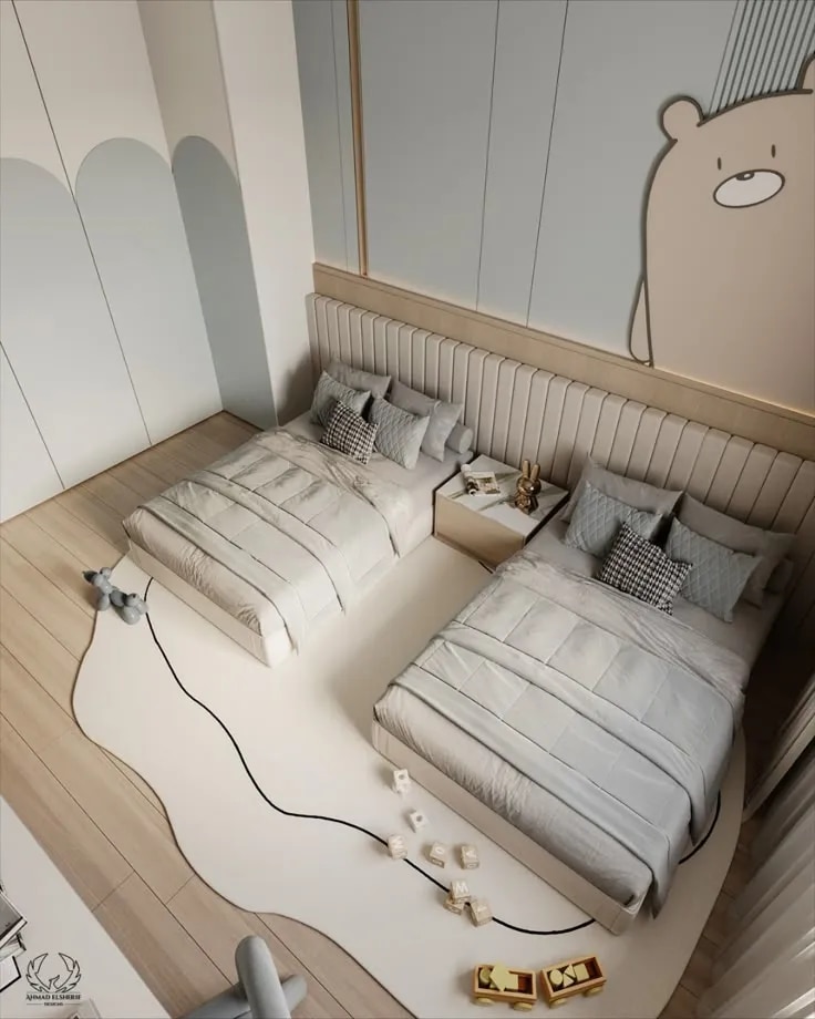 Kids room design for two kids image 1
