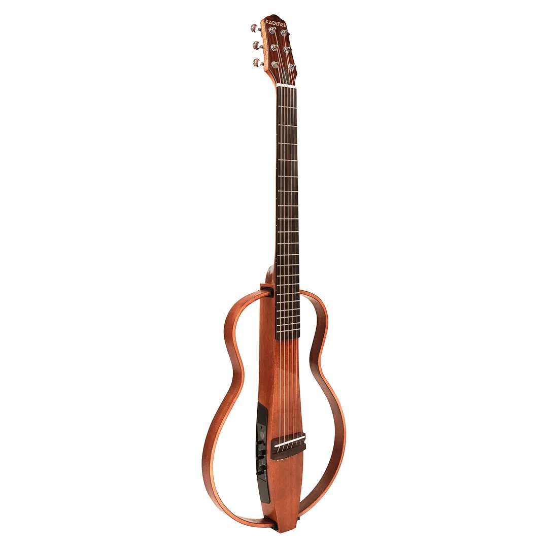 Acoustic- Electric Silent Guitar with Mahogany Body image 1